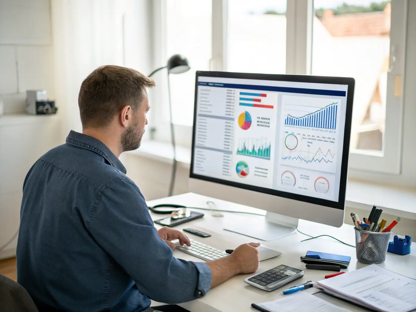 An image depicting search engine optimization (SEO) strategies, such as keyword research and website analysis, illustrating AgenciaDigitalPlus's SEO expertise.